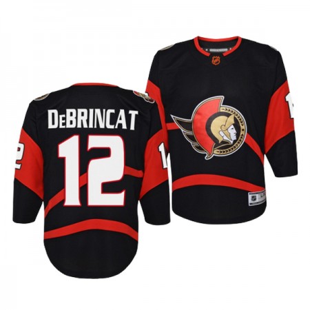 Ottawa Senators Trikot Alex Debrincat 12 Adidas 2022-23 Schwarz Reverse Retro 2.0 Authentic - Herren